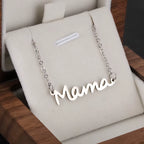 Stainless Steel Necklaces Mother'S Day Mama Letter Pendant Collar Chain Fashion Necklace for Woman Jewelry Party Mom Gifts