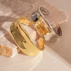 Cute Wavey Open Bangles