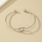 Stainless Steel Bracelets Vintage Men'S Fashion Woven Twist Texture Bangles for Women Jewelry Statement Streetwear Goth Gifts