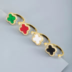 A Stylish and Exquisite Four Leaf Clover Open Ring Suitable for All Seasons, Suitable for Any Occasion