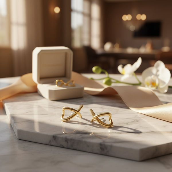 Gold Earrings for Women Trendy Gold Stud Earrings Dainty Earrings Simple Silver Earrings Hypoallergenic Earring for Women Gifts