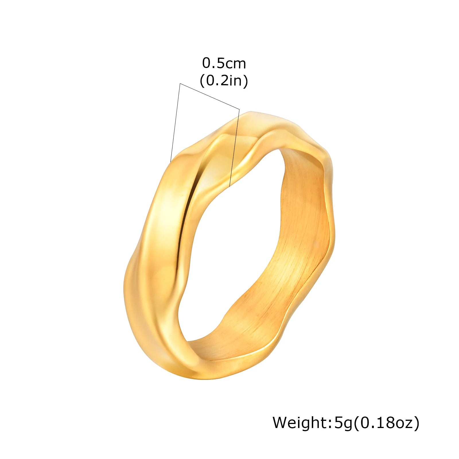 Simple Mobius Rings for Men Boys,Stainless Steel Finger Band Ring,Punk Vintage Endless Love Jewelry Gift